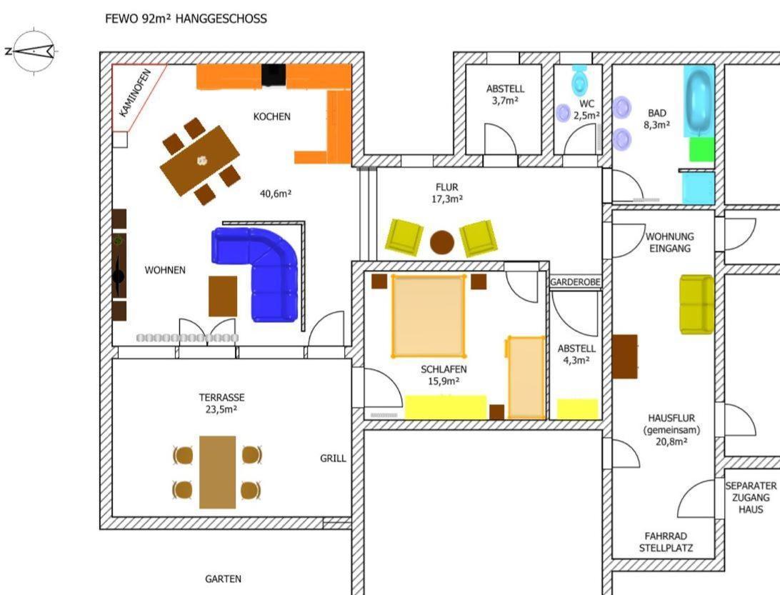 Ferienwohnung Leupolz Wangen im Allgäu Pokoj fotografie